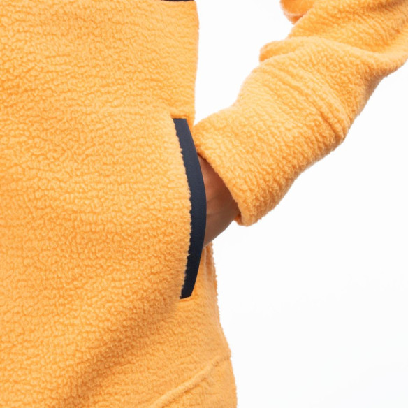 Geaca High Pile Mountain Fleece Mock Orange/Dress Blues 24