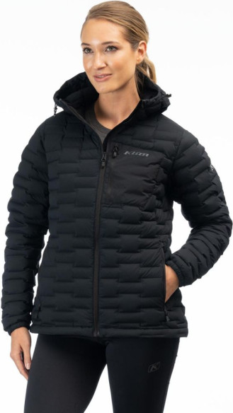 Geaca Luna Stretch Down Hooded Black 24
