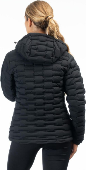Geaca Luna Stretch Down Hooded Black 24