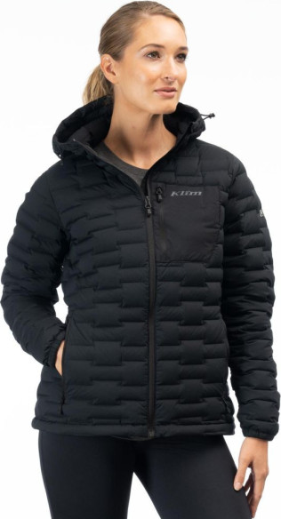 Geaca Luna Stretch Down Hooded Black 24
