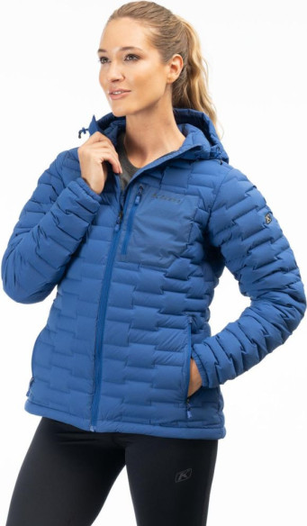 Geaca Luna Stretch Down Hooded Mazarine Blue 24