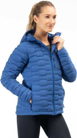 Geaca Luna Stretch Down Hooded Mazarine Blue 24