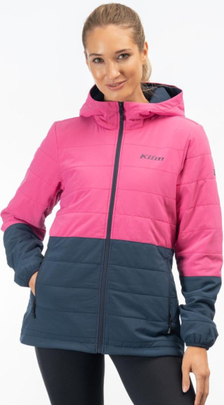 Geaca Soteria Insulated Hooded Punch Pink/Dress Blues 24
