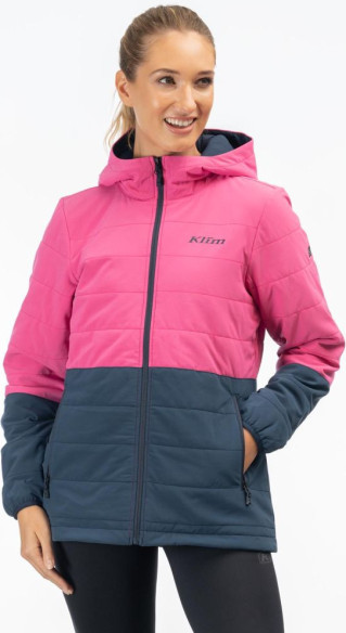 Geaca Soteria Insulated Hooded Punch Pink/Dress Blues 24