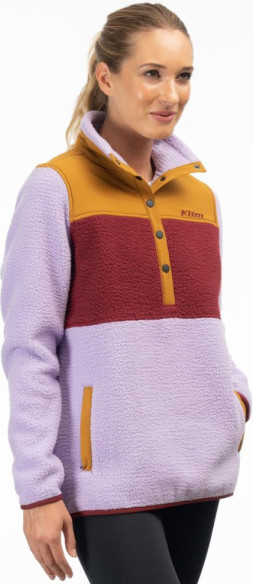 Bluza Fleece High Pile Mountain Lavender Heist/Cabernet 24