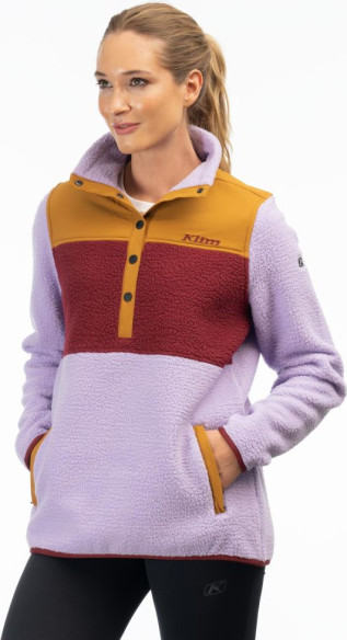 Bluza Fleece High Pile Mountain Lavender Heist/Cabernet 24