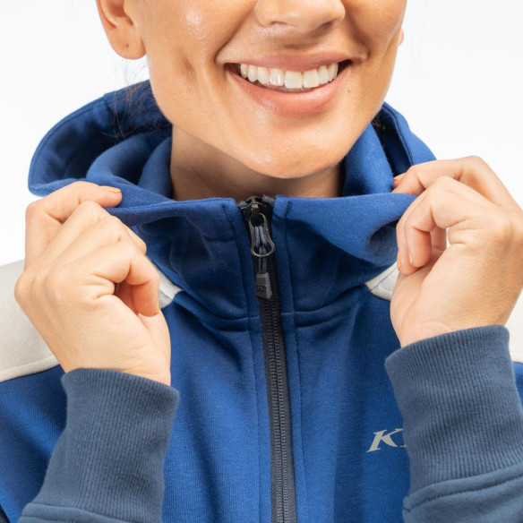 Bluza Dama 1/4 Zip Crop Huntley Mazarine Blue/Dress Blues 24