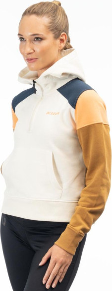 Bluza Dama 1/4 Zip Crop Huntley Papyrus/Golden Brown 24