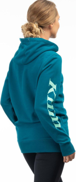 Hanorac Dama Lung Mariposa Deep Lagoon/Electric Green 24