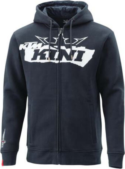 RIPPED LOGO ZIP HOODIE KTM