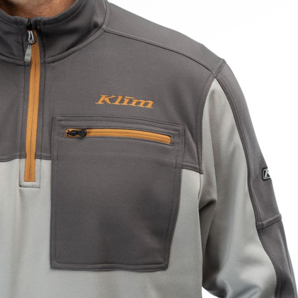 Jacheta Glacier 1/4 Zip Monument/Asphalt 24
