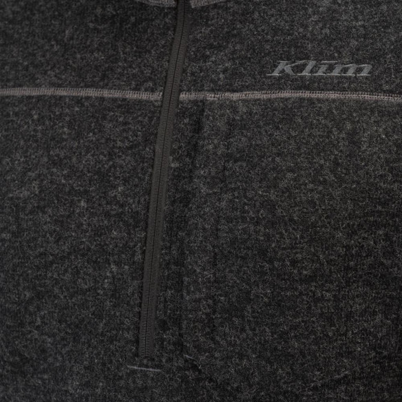 Bluza Bighorn Canyon Wool Fleece 1/4 Zip Black Heather 24