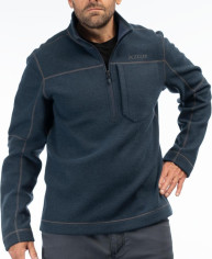 Bluza Bighorn Canyon Wool Fleece 1/4 Zip Dress Blues Heather 24