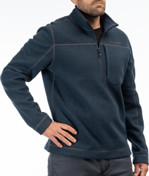 Bluza Bighorn Canyon Wool Fleece 1/4 Zip Dress Blues Heather 24
