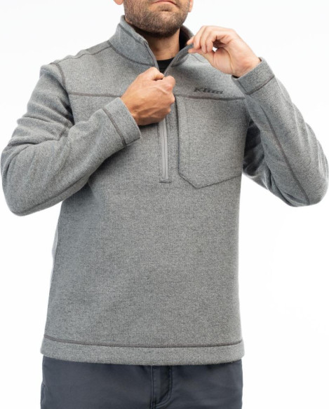 Bluza Bighorn Canyon Wool Fleece 1/4 Zip Monument Heather 24
