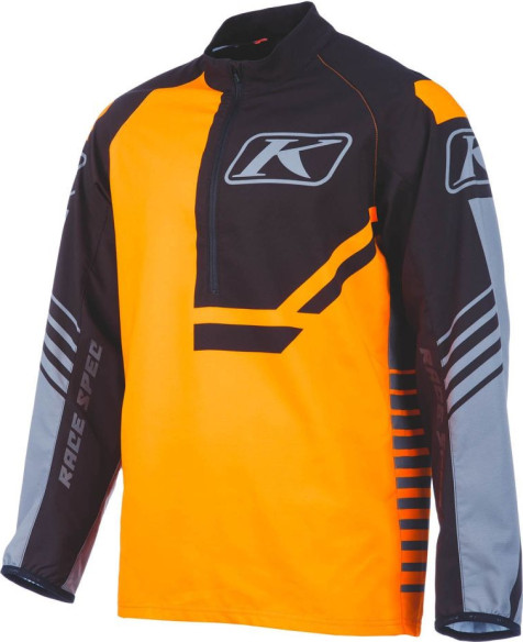 Hanorac Revolt 1/4 Zip Black/Strike Orange 25