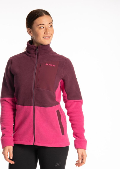 Jacheta Fleece Darby Canyon Fuchsia Red/Italian Plum 25