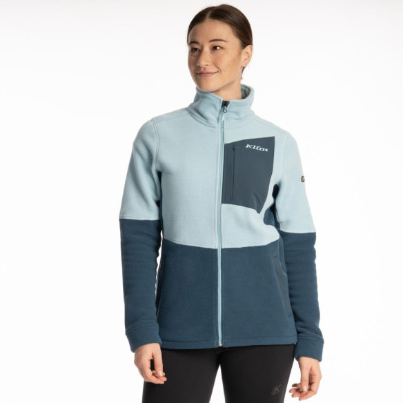 Jacheta Fleece Darby Canyon Reflecting Pond/Milky Blue 25
