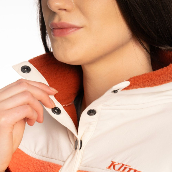 Jacheta Fleece Pullover High Pile Mountain Picante/Emberglow 25