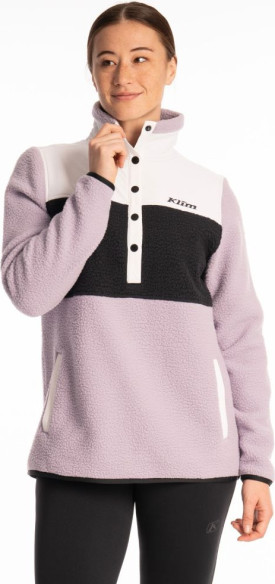 Jacheta Fleece Pullover High Pile Mountain Wisteria/Black 25