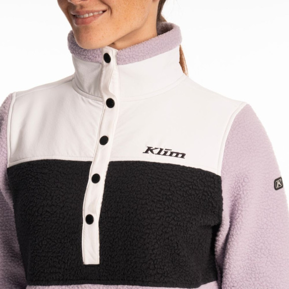 Jacheta Fleece Pullover High Pile Mountain Wisteria/Black 25