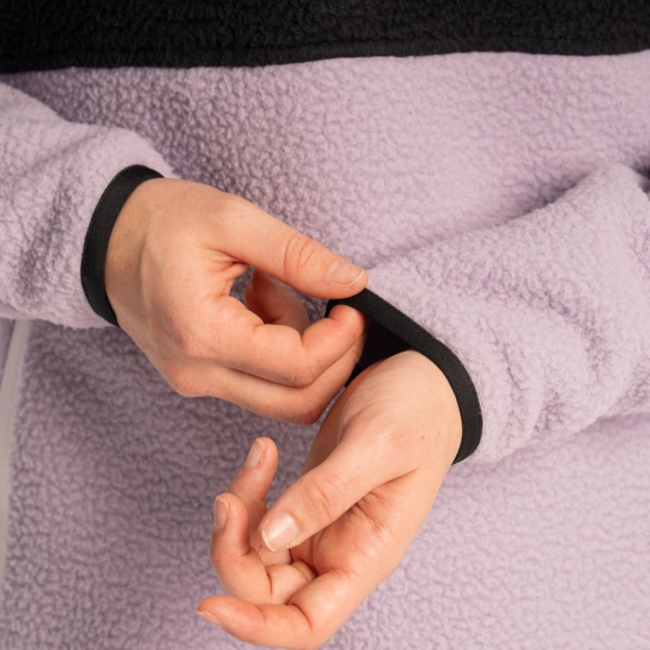 Jacheta Fleece Pullover High Pile Mountain Wisteria/Black 25