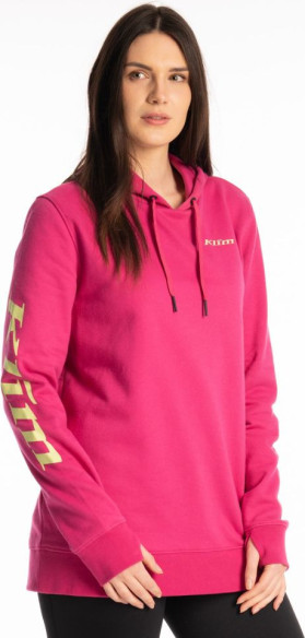 Hanorac Mariposa Long Pullover Fuchsia Red/Shadow Lime 25