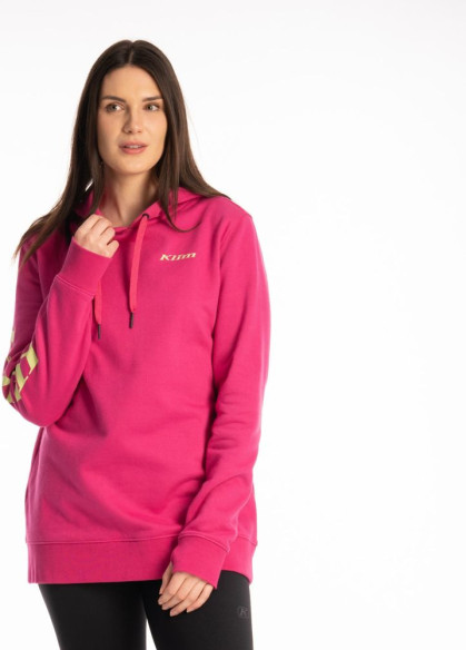 Hanorac Mariposa Long Pullover Fuchsia Red/Shadow Lime 25