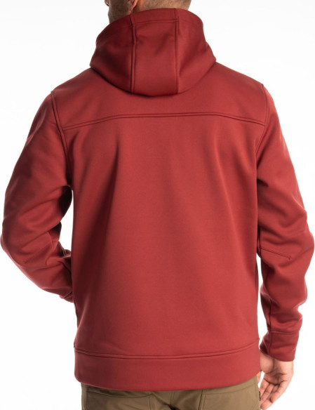 Hanorac Zone Pullover Cabernet/Fiery Red 25