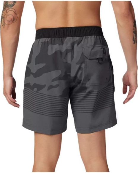 Pantaloni Scurti Essex Camo Volley Hybrid Dark Shadow Grey