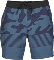 Pantaloni Scurti Essex Camo Volley Hybrid Dark Vintage Blue
