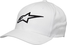 Sapca Ageless Curved Bill White/Black
