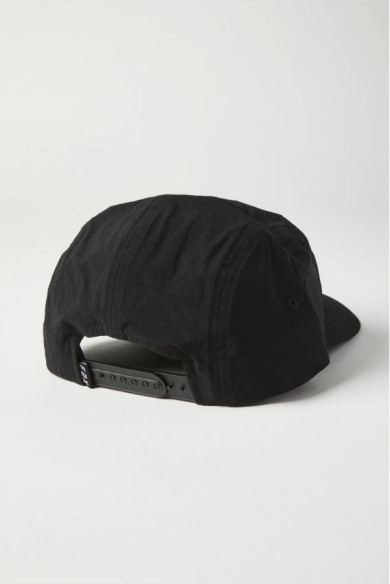 Sapca Badge 5 Panel Black