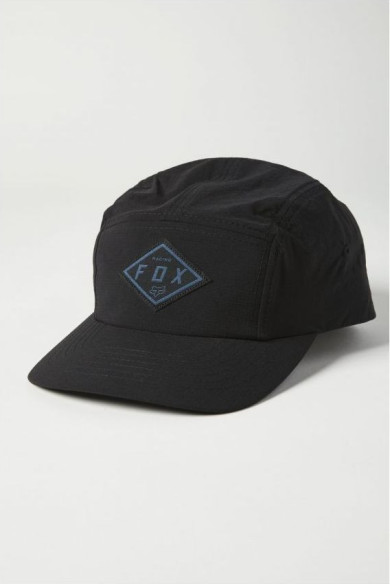 Sapca Badge 5 Panel Black