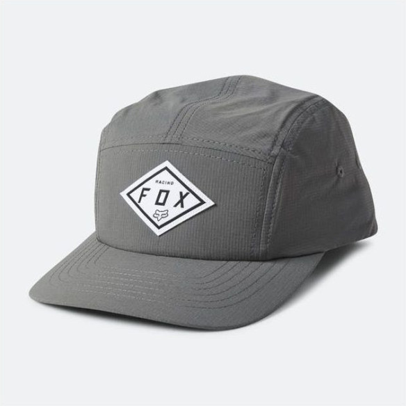 Sapca Badge 5 Panel Grey