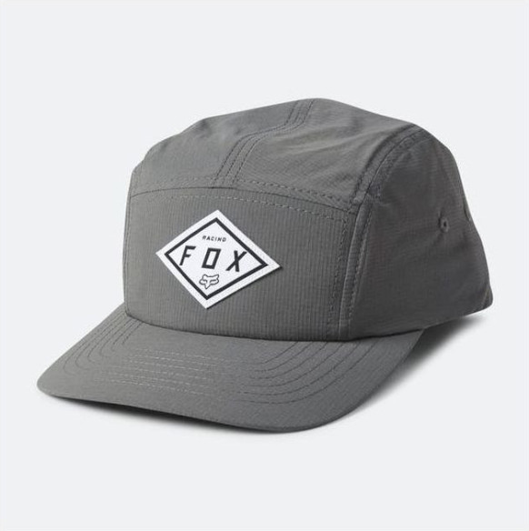 Sapca Badge 5 Panel Grey
