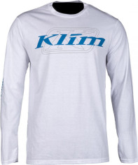 Bluza K Corp LS T White/Vivid Blue