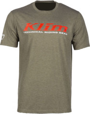 Tricou K Corp SS T Military Green/Risk Red
