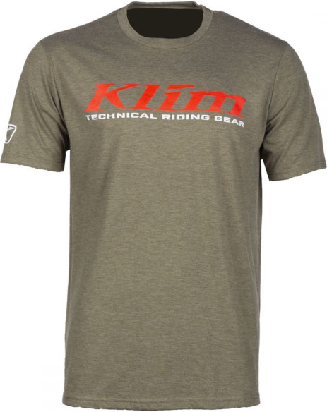 Tricou K Corp SS T Military Green/Risk Red