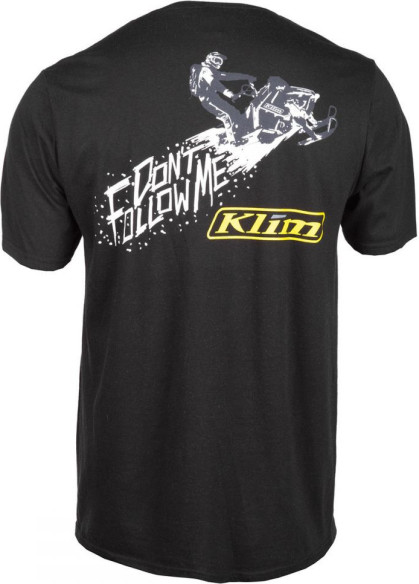 Tricou Don't Follow Me SS T Black/Yellow