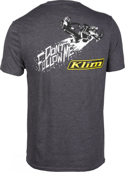 Tricou Don't Follow Me SS T Gray/Yellow