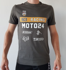Tricou 63 Racing Gri