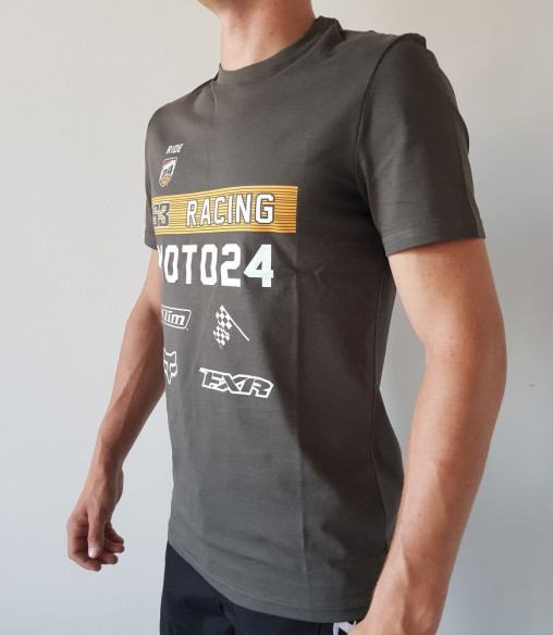 Tricou 63 Racing Gri