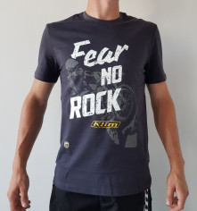 Tricou Fear No Rock Navy