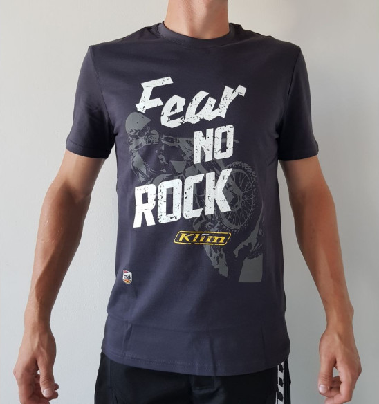 Tricou Fear No Rock Navy