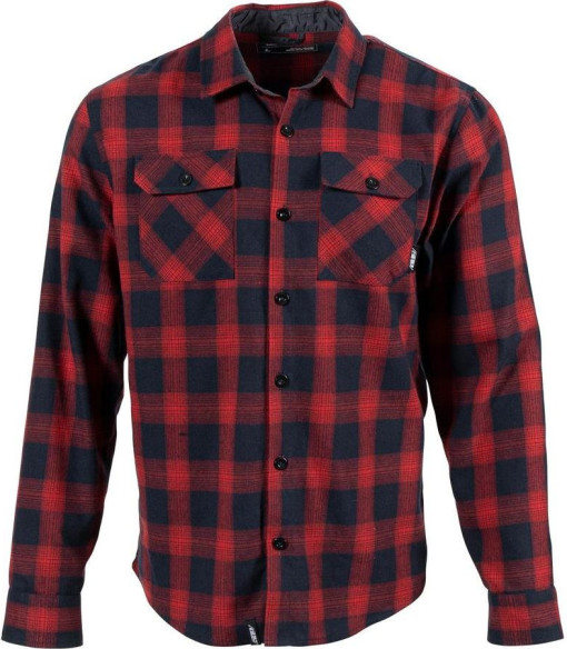 Camasa Basecamp Flannel Shirt Red and Navy