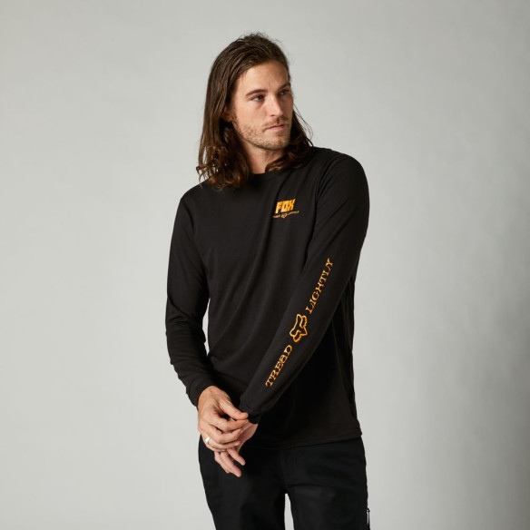 Bluza Tread Lightly LS Tech Tee Black