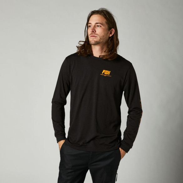 Bluza Tread Lightly LS Tech Tee Black