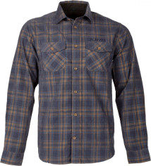 Camasa Garns Cord Shirt Navy Blue