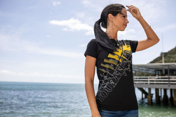 Tricou Dama ''Triangle'' Black